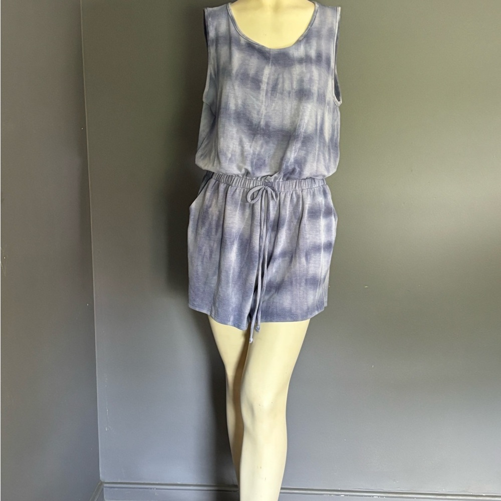 Tie-Dye Sleeveless Romper